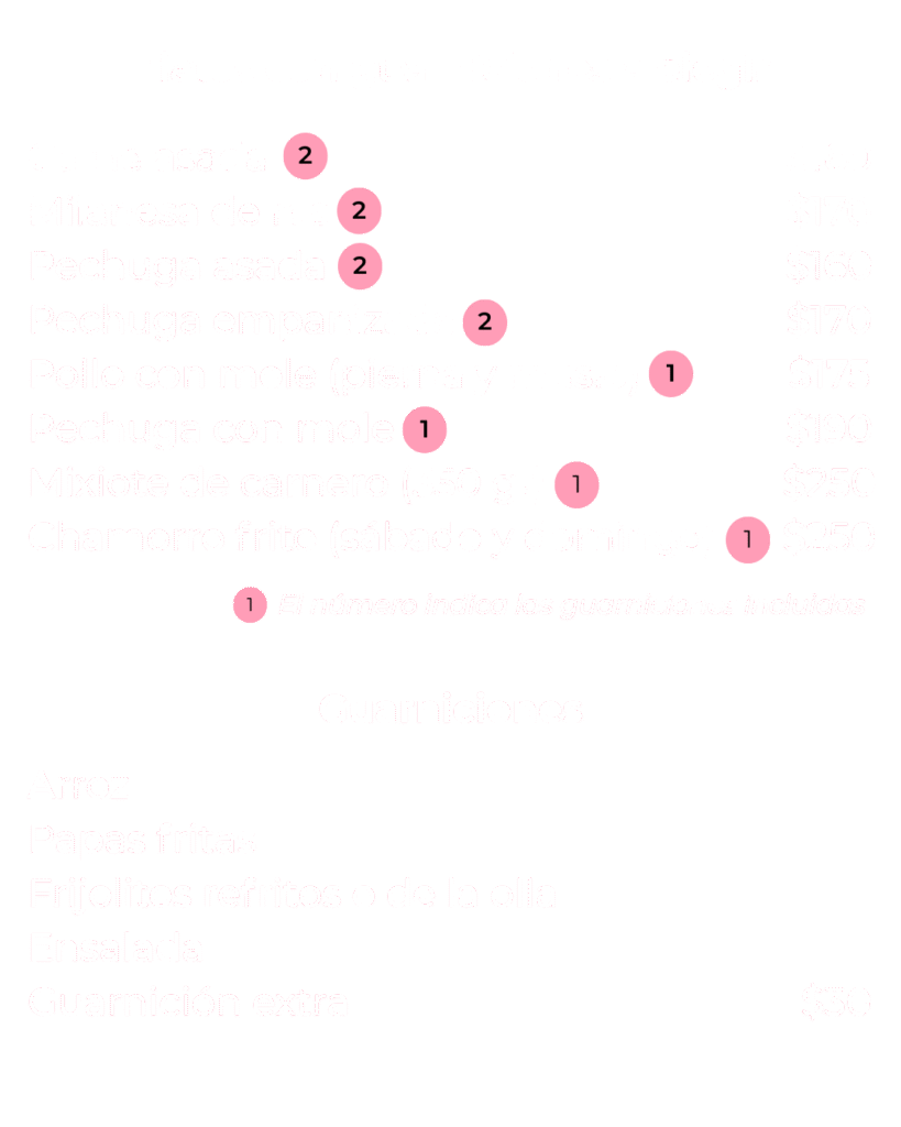 especialidad conguarnicion