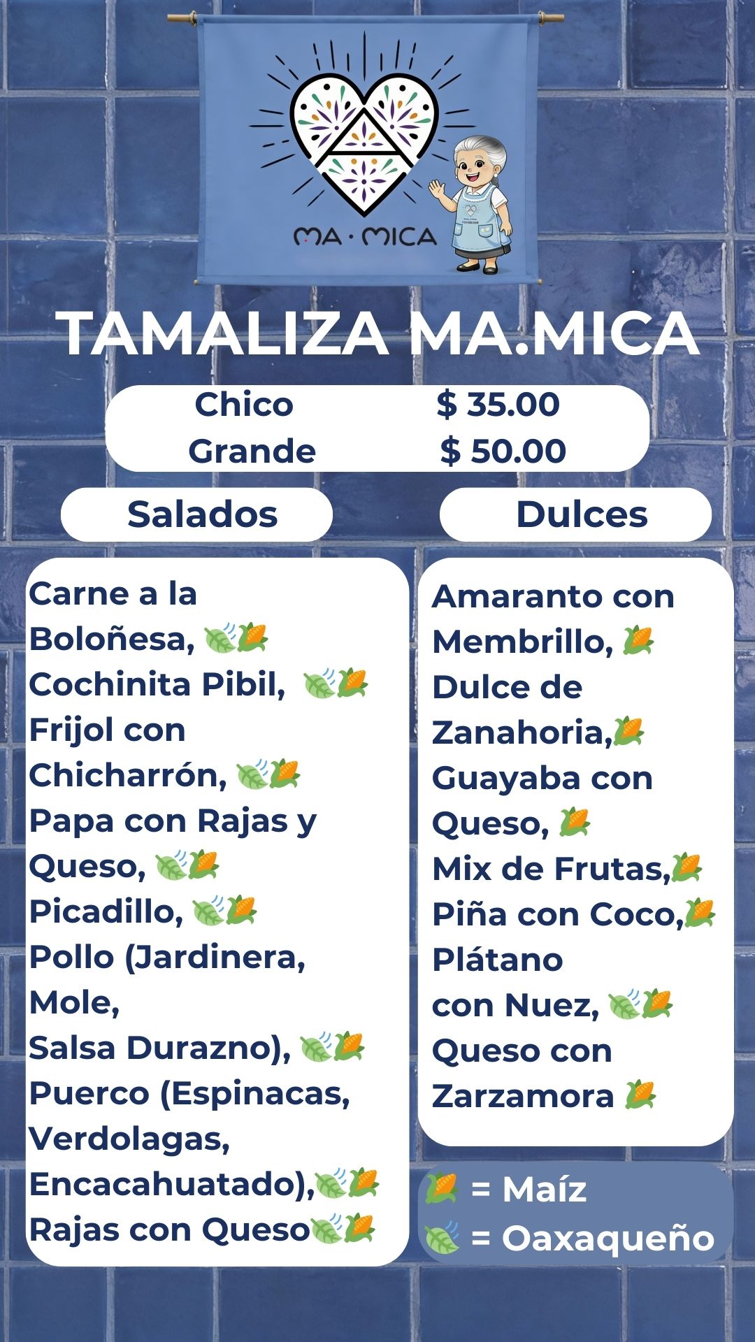 Landing Page candelaria tamales