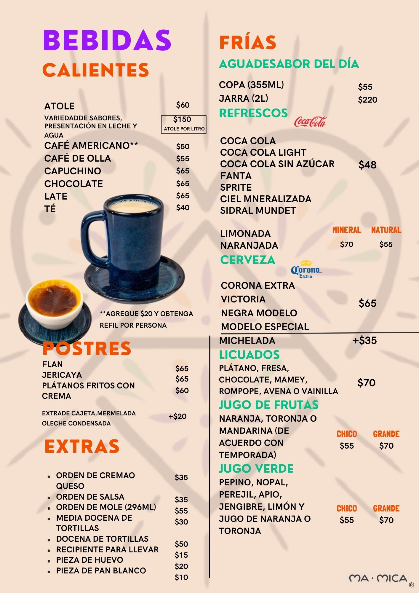 Landing Page 05 menÚ ma·mica fines de v3 bebidas