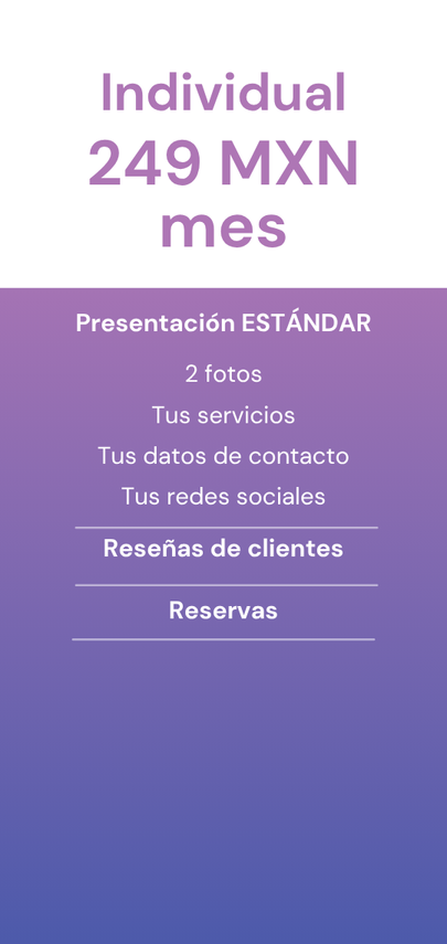 individual anual(5 x 7 po)